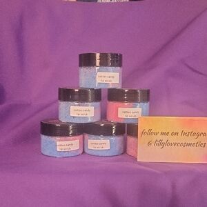 Edible Cotton Candy Lip Scrub - Handmade